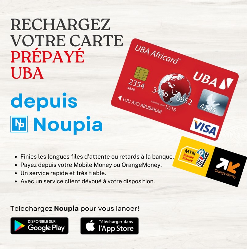 UBA Prepaid Cards - on Noupia
